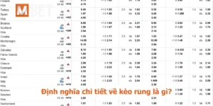 Kèo rung là gì? Cách chơi kèo rung hiệu quả cho dân cược